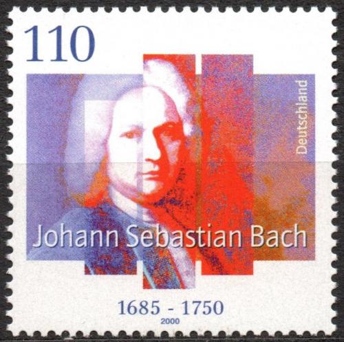 Potovn znmka Nmecko 2000 Johann Sebastian Bach Mi# 2126 - zvtit obrzek