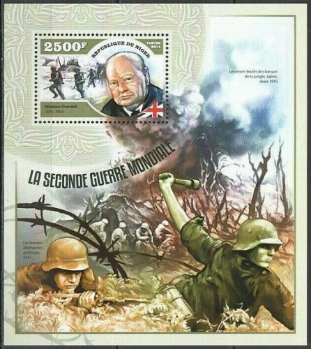 Poštovní známka Niger 2014 Druhá svìtová válka Mi# Mi# Block 366 Kat 10€