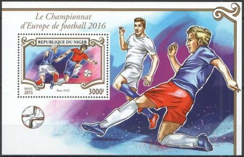 Poštovní známka Niger 2015 ME ve fotbale Mi# Block 464 Kat 12€