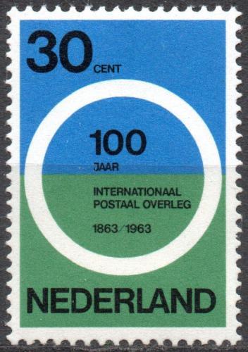 Poštovní známka Nizozemí 1963 První mezinárodní poštovní konference Mi# 799