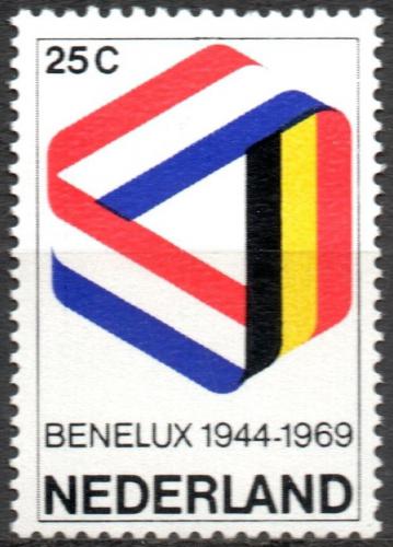 Potovn znmka Nizozem 1969 BENELUX, 25. vro Mi# 926