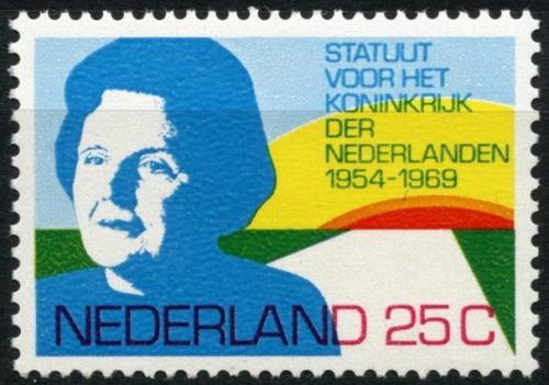 Potovn znmka Nizozem 1969 Krlovna Juliana Mi# 933