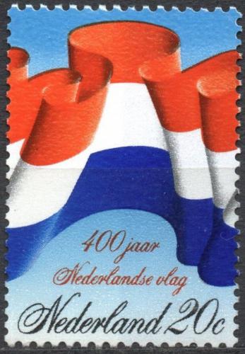 Poštovní známka Nizozemí 1972 Státní vlajka Mi# 990