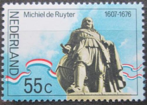 Potovn znmka Nizozem 1976 Admirl Michiel de Ruyter Mi# 1074
