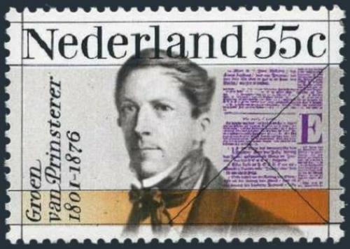 Poštovní známka Nizozemí 1976 Guillaume Groen van Prinsterer, politik Mi# 1075