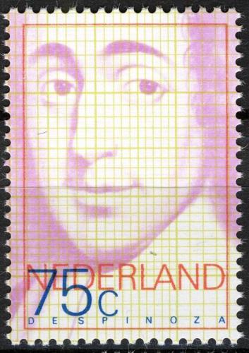 Poštovní známka Nizozemí 1977 Baruch de Spinoza, filozof Mi# 1094