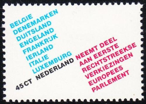 Poštovní známka Nizozemí 1979 Evropský parlament Mi# 1134