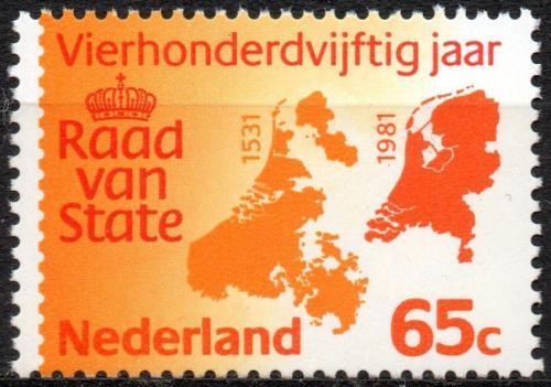 Poštovní známka Nizozemí 1981 Mapa Mi# 1188