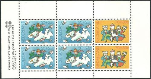Poštovní známka Nizozemí 1983 Dìtské vánoce Mi# Block 25
