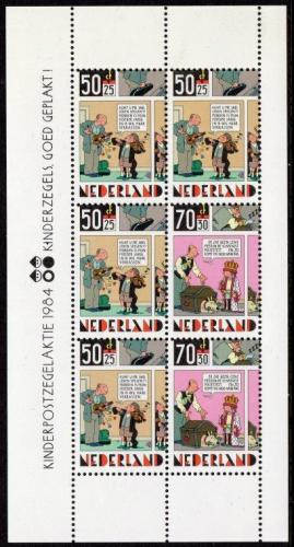 Poštovní známka Nizozemí 1984 Dìti a komiks Mi# Block 27