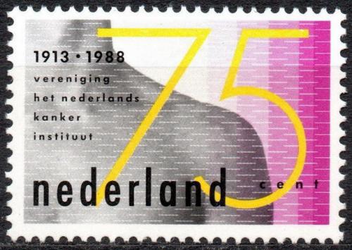 Potovn znmka Nizozem 1988 Lba rakoviny Mi# 1342