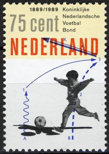 Potovn znmka Nizozem 1989 Fotbal Mi# 1369