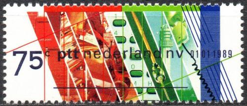 Potovn znmka Nizozem 1989 Privatizace poty Mi# 1357