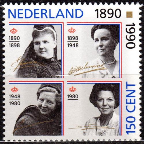 Poštovní známka Nizozemí 1990 Královny Mi# 1390