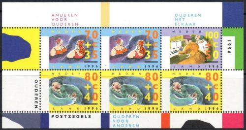 Poštovní známka Nizozemí 1996 Práce seniorù Mi# Block 48 Kat 8€