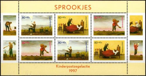 Poštovní známka Nizozemí 1997 Pohádky Mi# Block 54 Kat 7.50€