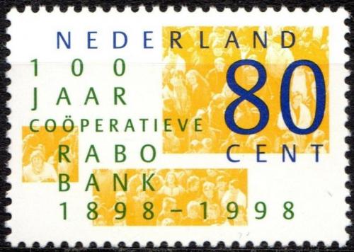 Poštovní známka Nizozemí 1998 Banka Rabo, 100. výroèí Mi# 1659