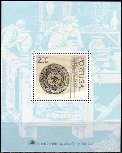 Poštovní známka Portugalsko 1990 Fajánsy Mi# Block 69 Kat 8€