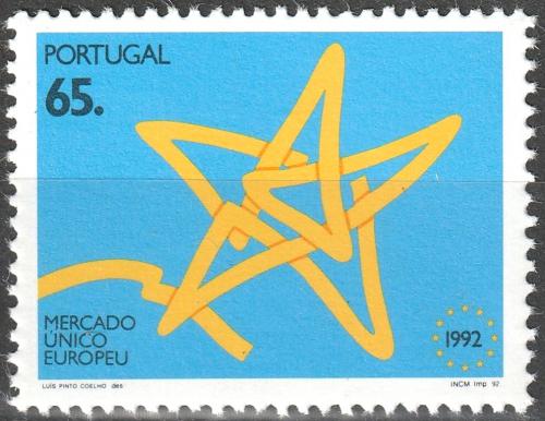 Poštovní známka Portugalsko 1992 Jednotný evropský trh Mi# 1946