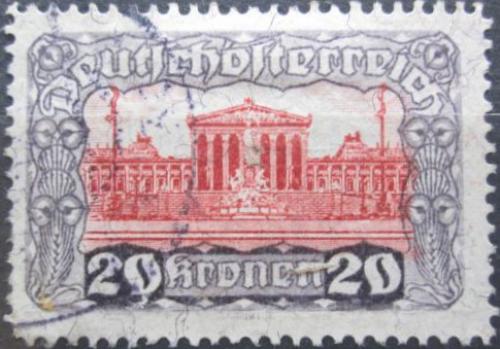 Potovn znmka Rakousko 1919 Budova parlamentu ve Vdni 2A Mi# 291 A 