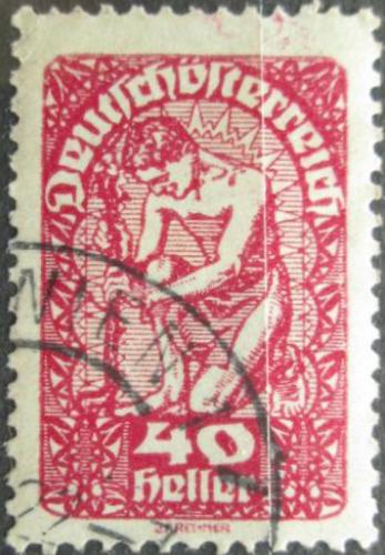 Potovn znmka Rakousko 1920 Alegorie 1C Mi# 269 x