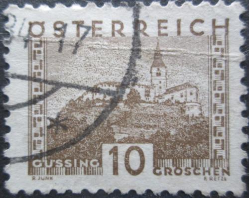Potovn znmka Rakousko 1932 Hrad Gssing Mi# 530