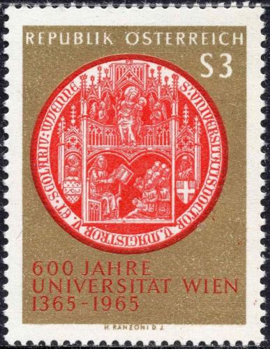 Potovn znmka Rakousko 1965 Vdesk univerzita Mi# 1180