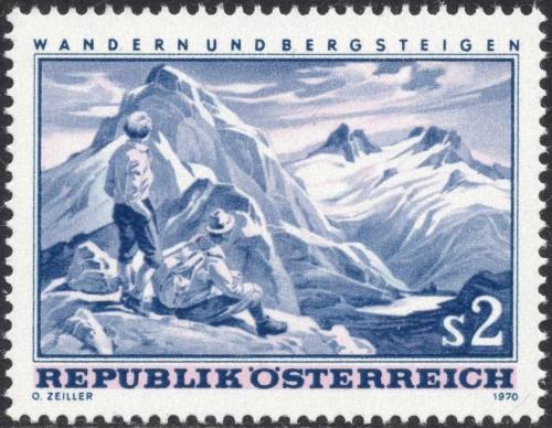 Potovn znmka Rakousko 1970 Horsk scna Mi# 1341