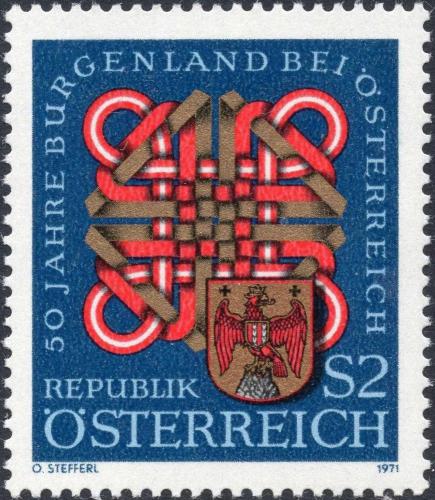 Potovn znmka Rakousko 1971 Erb Burgundska Mi# 1370