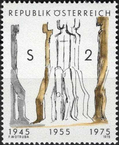 Potovn znmka Rakousko 1975 Vro republiky Mi# 1485
