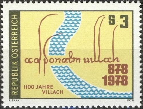 Potovn znmka Rakousko 1978 Villach, Korutany Mi# 1582