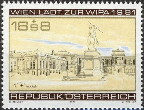 Potovn znmka Rakousko 1979 Exhibice WIPA Mi# 1629