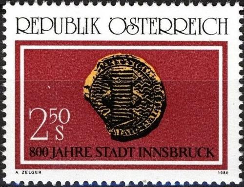 Potovn znmka Rakousko 1980 Innsbruck Mi# 1647