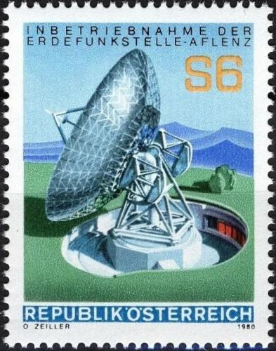 Potovn znmka Rakousko 1980 Satelitn stanice Mi# 1644