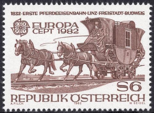 Poštovní známka Rakousko 1982 Evropa CEPT, historické události Mi# 1713