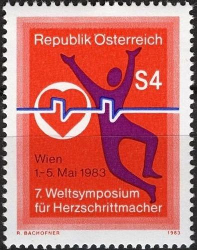 Potovn znmka Rakousko 1983 Kongres kardiostimultor Mi# 1738