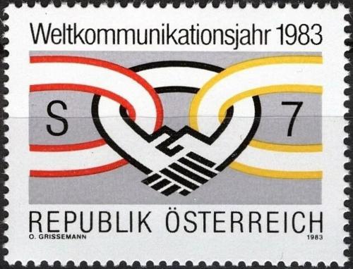 Potovn znmka Rakousko 1983 Rok komunikace Mi# 1731