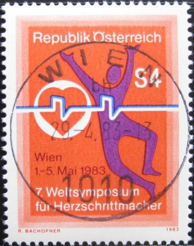 Potovn znmka Rakousko 1983 Sympzium kardiostimultor Mi# 1738