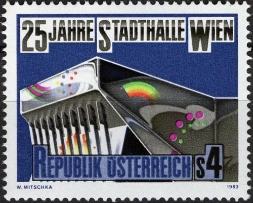 Potovn znmka Rakousko 1983 Vdesk mstsk dm Mi# 1742