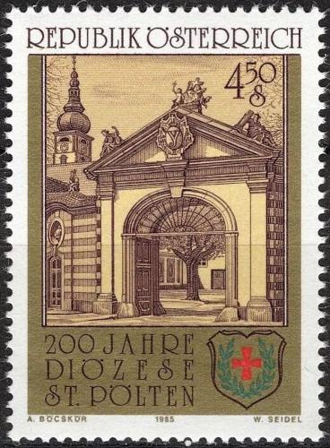 Potovn znmka Rakousko 1985 Diocze v St. Poltenu Mi# 1814