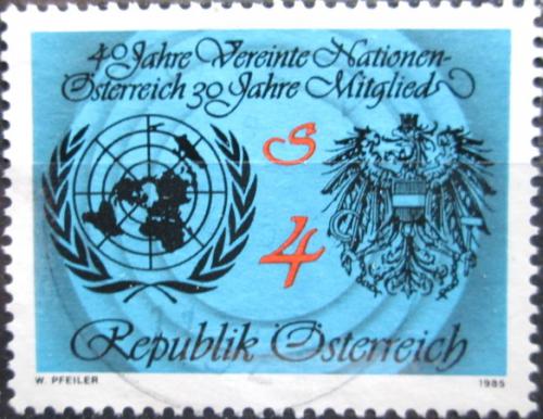 Potovn znmka Rakousko 1985 OSN, 40. vro 1A Mi# 1817