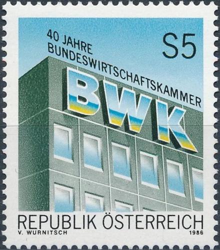 Potovn znmka Rakousko 1986 Fedrln obchodn komora Mi# 1871