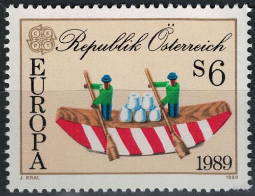 Poštovní známka Rakousko 1989 Evropa CEPT, dìtské hry Mi# 1956