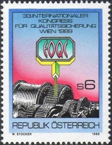 Potovn znmka Rakousko 1989 Kongres EOQC Mi# 1970