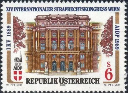 Potovn znmka Rakousko 1989 Nejvy soud ve Vdni Mi# 1971