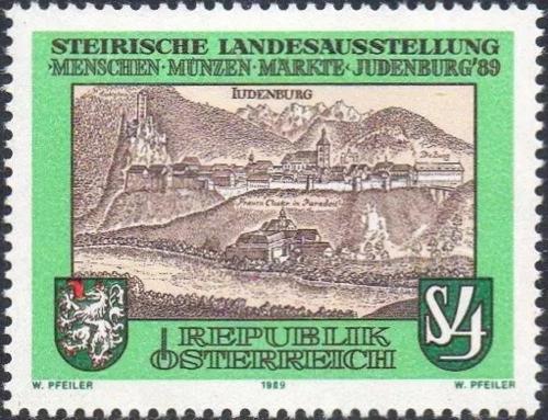 Potovn znmka Rakousko 1989 trsk exhibice Mi# 1953