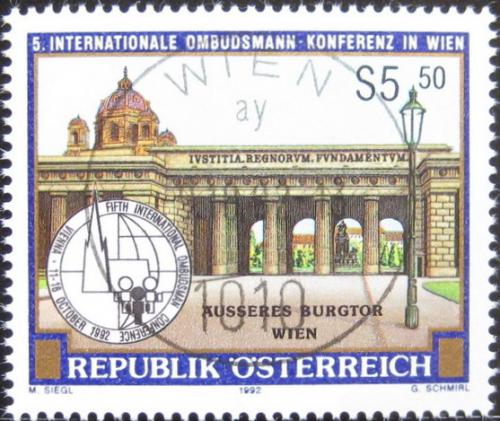 Potovn znmka Rakousko 1992 Konference ombudsman 1A Mi# 2076