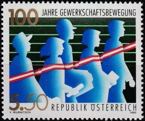 Potovn znmka Rakousko 1993 Odbory Mi# 2112