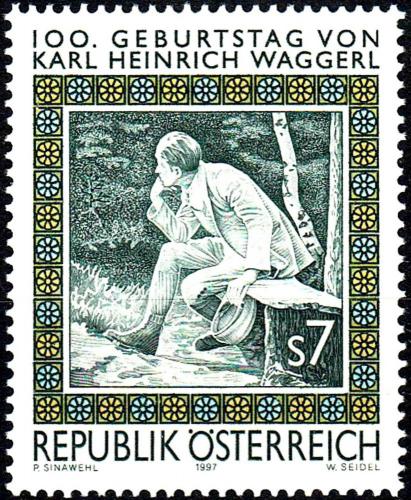 Potovn znmka Rakousko 1997 Karl Heinrich Waggerl Mi# 2228