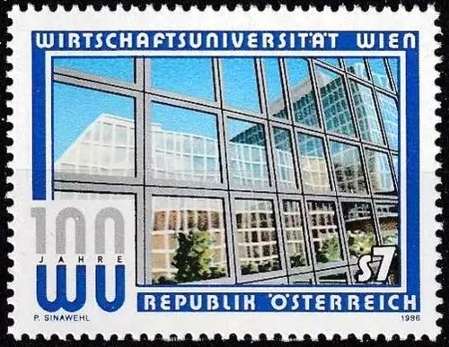 Potovn znmka Rakousko 1998 Obchodn univerzita Mi# 2264